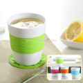 hot selling silicone band with ceramic mugs and cups